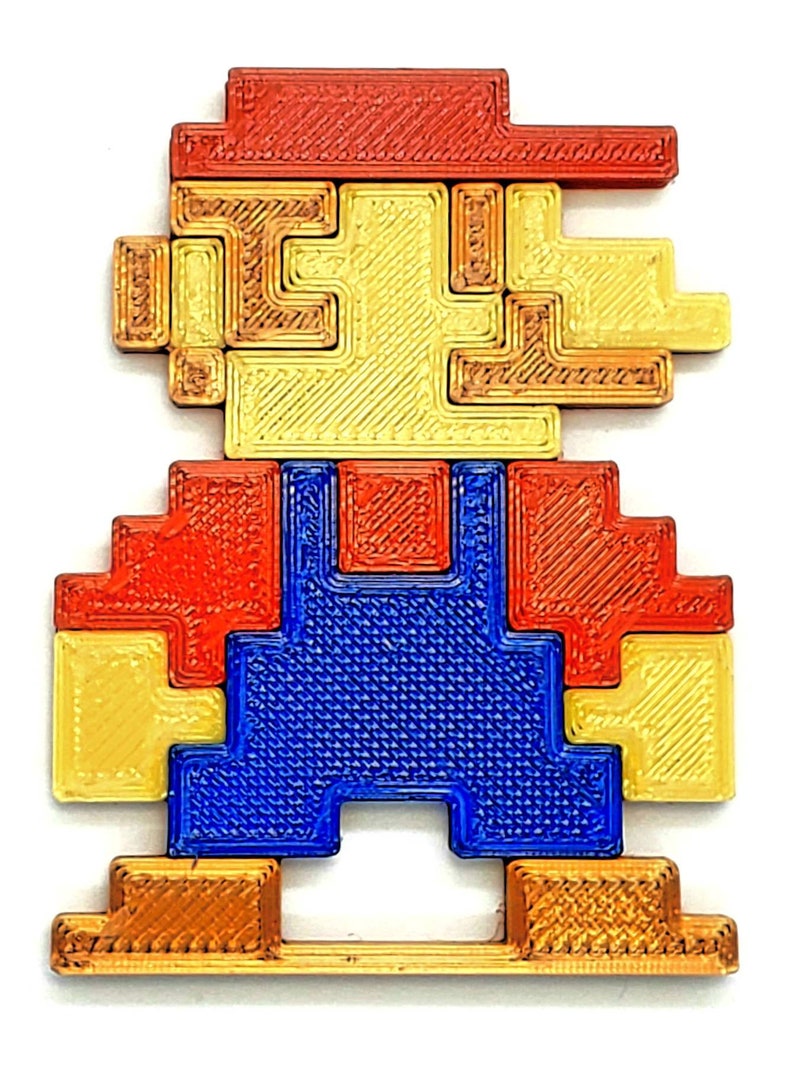 Collection of colorful FDM printed objects
